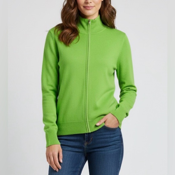 Talbots Sweaters - Talbots Full Zip Cardigan Sweater Size XP 12